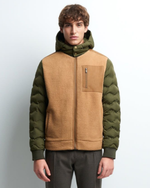 Blouson en coton, avec une coupe décontractée et un design versatile