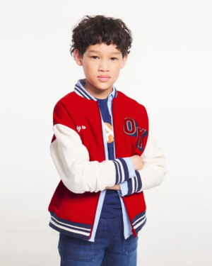 Teddy zippé en molleton recyclé - Rouge éco-responsable