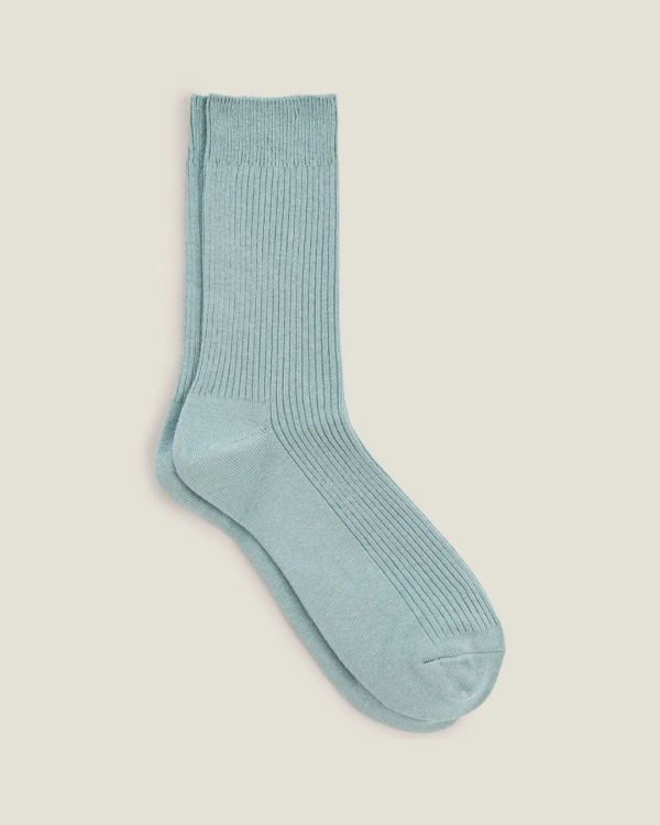 Paire de chaussettes hautes bleues